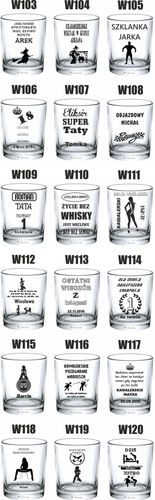 Szklanka do whisky VALENTINES prezent WALENTYNKI na Arena.pl