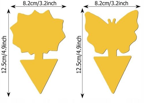 12x ŻÓŁTY LEP DO DONICZEK MOTYL na ziemiórki mszyce muszki owocówki owady na Arena.pl
