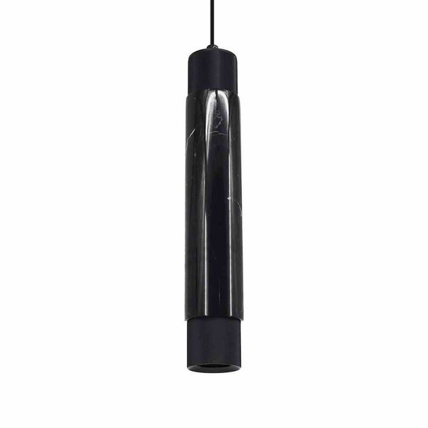 LAMPA WISZĄCA MARBLE BLACK 1XGU10 zdjęcie 4