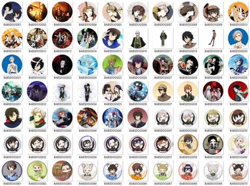 Przypinka Bungo Stray Dogs Bungou DO WYBORU na Arena.pl