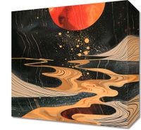 Obraz 30x30cm Planetarny Taniec