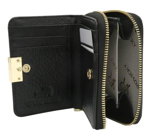 portfel skóra naturalna czarny na Arena.pl