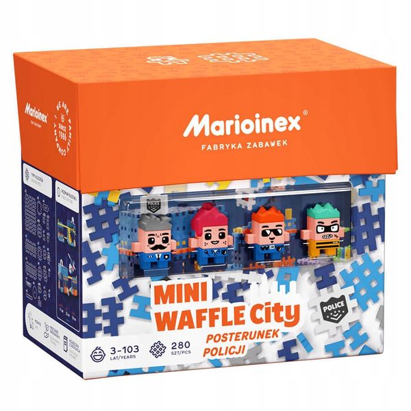 Mini Waffle Marioinex City Posterunek Policji, komisariat 280 el 4 fig zdjęcie 4