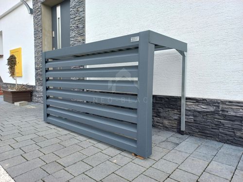 Osłona klimatyzatora pompy ciepła 110x40x90 cm zabudowany front NB242 na Arena.pl