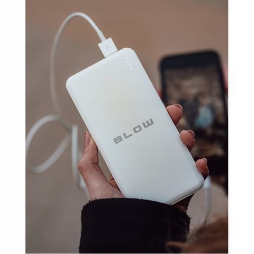 BLOW PowerBank 20000mAh 2xUSB LED BIAŁY SLIM na Arena.pl