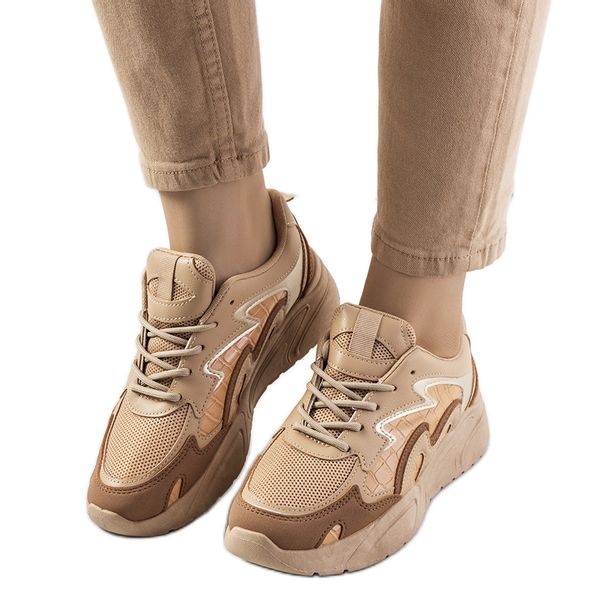 Brązowe sneakersy r.39 zdjęcie 1