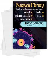 Ulotki A4 reklamowe firmowe 1000 szt różne wzory OPRAWA MUZYCZNA