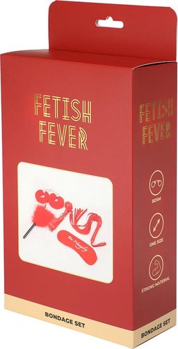 fetish fever   bondage set   5 pieces   red na Arena.pl