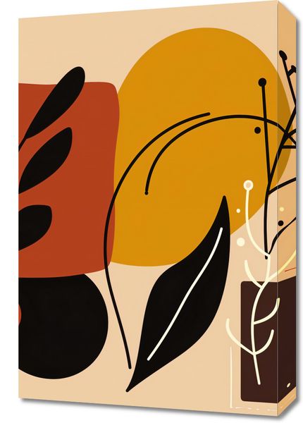 Obraz 40x60cm Ciepłe Kontury zdjęcie 1