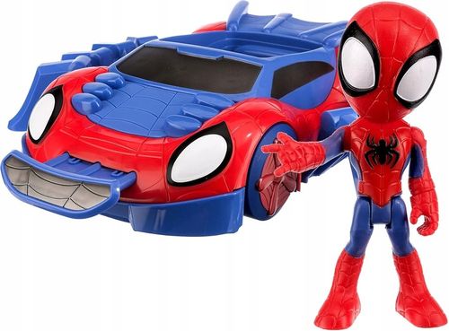 SPIDEY i SUPER KUMPLE DUŻY POJAZD AUTO WEB-CRAWLER + FIGURKA SPIDEY na Arena.pl