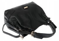 Torebka Damska shopperka A4 worek pojemna listonoszka modna CH3321 Czarna