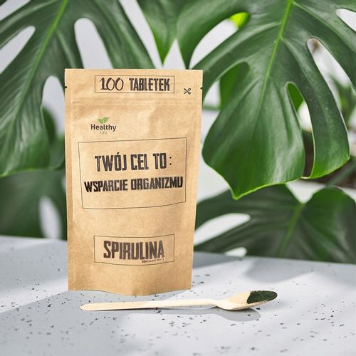 SPIRULINA Twój Cel To 500mg - ODKWASZENIE ODCHUDZANIE WITALNOŚĆ 100 TAB. na Arena.pl