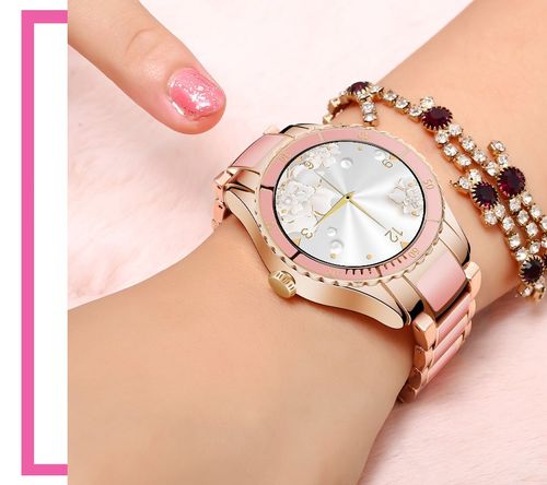 smartwatch damski rubicon rnce82 różowy na Arena.pl
