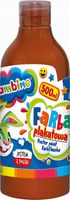 farba plakatowa brązowa w butelce 500ml bambino