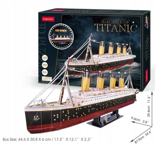 Puzzle 3D LED Titanic. Cubic Fun. 306-20521 na Arena.pl