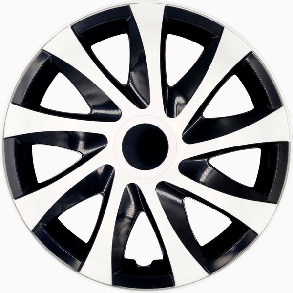 4x Kołpaki 15 cali DRACO BIAŁE TUNING zdjęcie 3