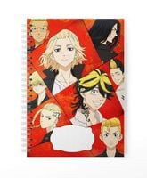 Zeszyt A5 100 stron w kratkę Tokyo Revengers