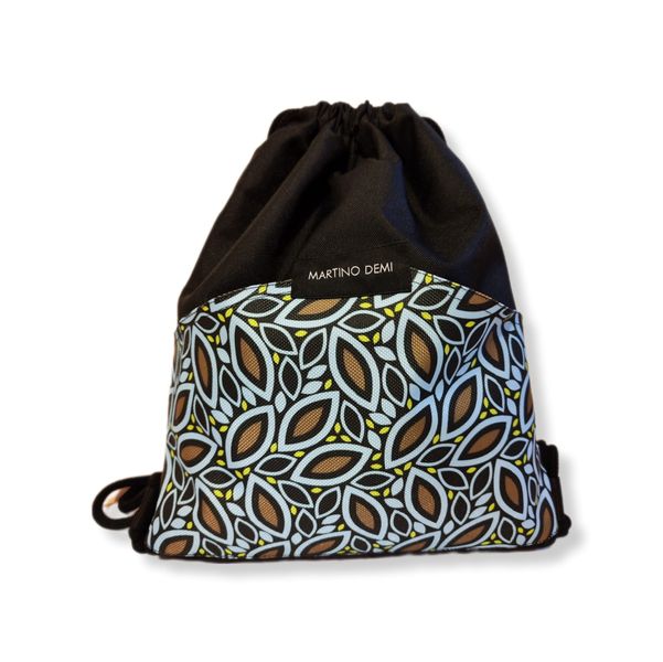 Zestaw Worek + Nerka Niebieskie Listki zdjęcie 3