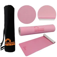 Mata do ćwiczeń jogi fitness Majestic Sport