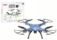 2X Dron Zdalnie Sterowany RC X5HW SYMA Niebieski