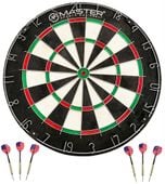 tarcza do darta sizalowa master grande 45 cm + 6 rzutek