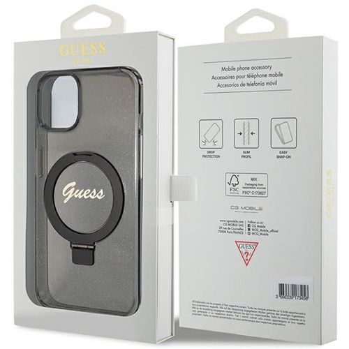 Etui Guess do iPhone 15, iPhone 14, iPhone 13, Czarny, MagSafe na Arena.pl