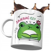 Kubek Śmieszny Zabawny Żajebać Ci Prezent Z Nadrukiem Ze Zdjęciem