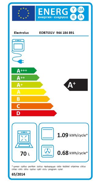 Piekarnik do zabudowy Electrolux EOB7S31V zdjęcie 2