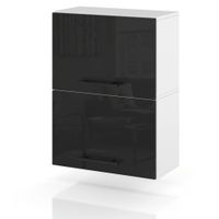 Szafka Kuchenna Wisząca Klapowa Modułowa 50cm Spremium Czarny Połysk