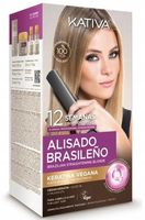 KATIVA BLOND KERATYNOWE PROSTOWANIE WŁOSÓW Zestaw