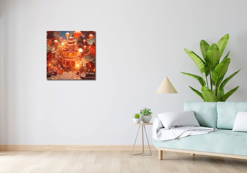 Obraz 60x60cm Festiwale Świata zdjęcie 2