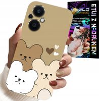 ETUI DO OPPO RENO8 LITE 5G - MIŚ, MISIE WZORY DLA NAJMŁODSZYCH DZIECI