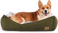 Joy of Living Duże Legowisko dla Psa Wygodne Ciepłe 65 x 50 cm Zielone
