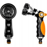 METALOWY PISTOLET ZRASZAJĄCY OGRODOWY 8 FUNKCJI DO WĘŻA NAWADNIANIE