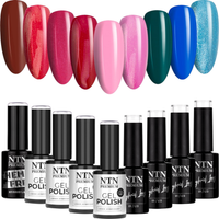 9x NTN Lakier Hybrydowy 5g Springtime ZESTAW 9w1 Wiosna Spring