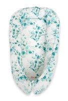 Kokon niemowlęcy dwustronny kojec otulacz Premium BOBONO- eucaliptus mint