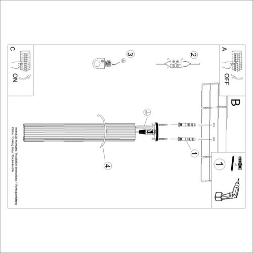 Plafon KARBON 60 taupe na Arena.pl