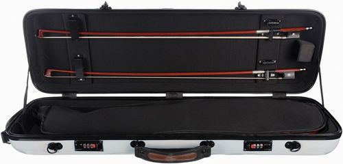 Fiberglass futerał skrzypcowy skrzypce Safe Oblong 4/4 M-case Srebrny na Arena.pl