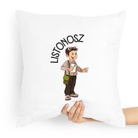 Poduszka Prezent Dla Listonosza Najlepszy Z Nadrukiem Ze Zdjęciem