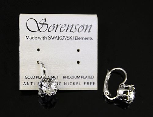 Kolczyki z kryształkiem na Arena.pl