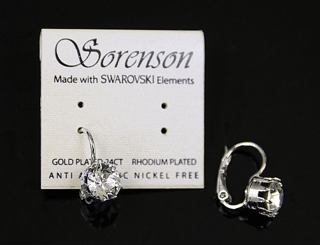 Kolczyki z kryształkiem zdjęcie 2