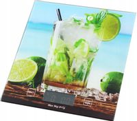 Elektroniczna waga kuchenna dotykowa szklana wytrzymała płaska LCD do 5kg