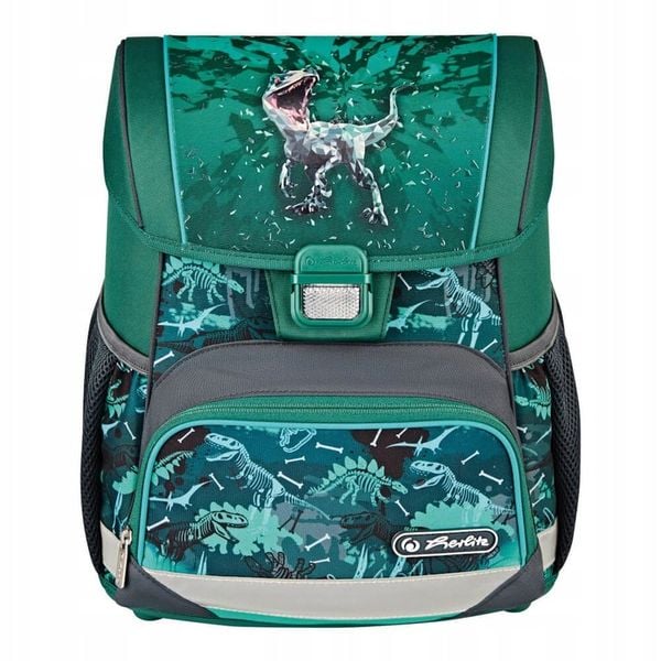 Tornister plecak szkolny Loop Green Rex dinozaur 6-9lat HERLITZ zdjęcie 4