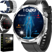 SMARTWATCH KARDIOWATCH DLA SENIORA EKG ROZMOWY HRV PPG ROZMOWY MENU POLSKIE