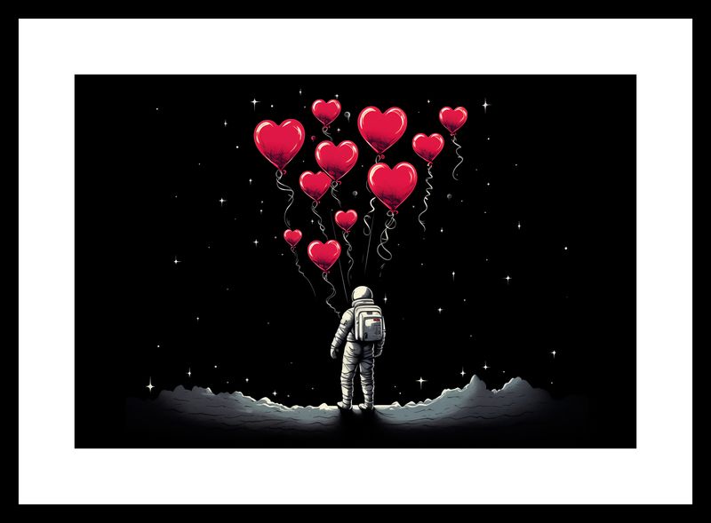Plakat 30x20cm Astronauta Własnych Celi zdjęcie 3