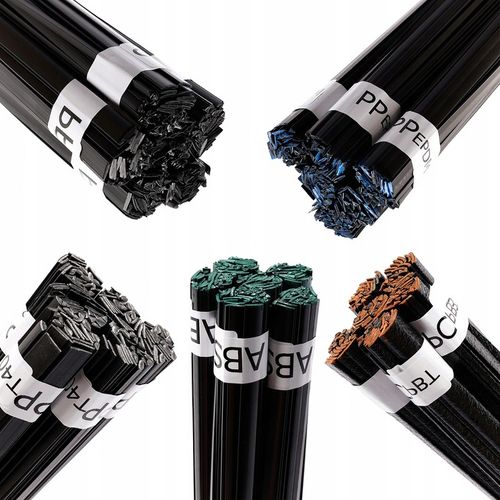 ZESTAW 5 SPOIW DO SPAWANIA DO PLASTIKU PP PP-T40 ABS PC+PBT PP/EPDM HOT AIR na Arena.pl