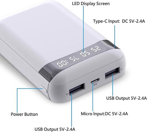 POWERBANK 10 000 mAh JVGoal DWA WEJŚCIA USB USB-C na Arena.pl