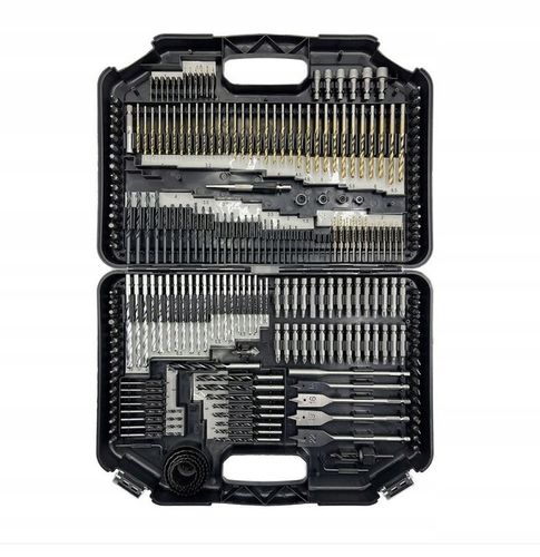 DUŻY ZESTAW KOMPLET WIERTEŁ DŁUT BITÓW OTWORNIC NASADEK 246 ELEMENTÓW HIT na Arena.pl