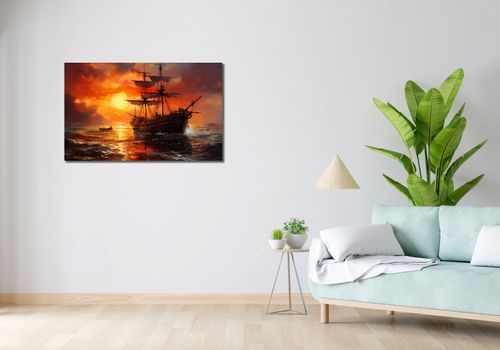 Obraz 100x60cm Ogień na Wodzie na Arena.pl