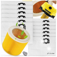 Worki do odkurzacza Karcher WD3 filtr wzmocniony siatką 12 sztuk WD2 plus